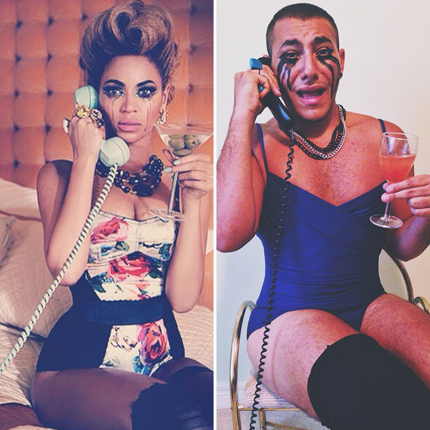 парень пародирует звёзд Голливуда, Мина Джерджес, Mina Gerges