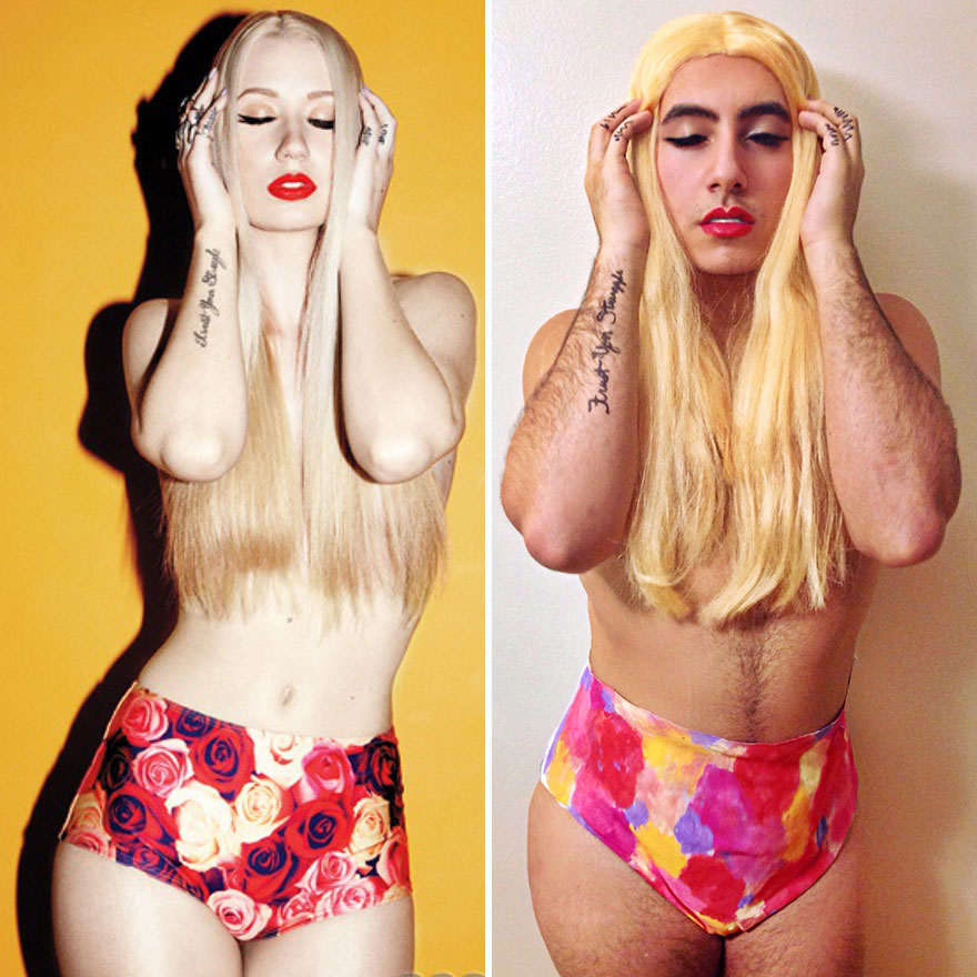 парень пародирует звёзд Голливуда, Мина Джерджес, Mina Gerges