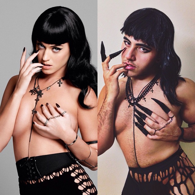 парень пародирует звёзд Голливуда, Мина Джерджес, Mina Gerges