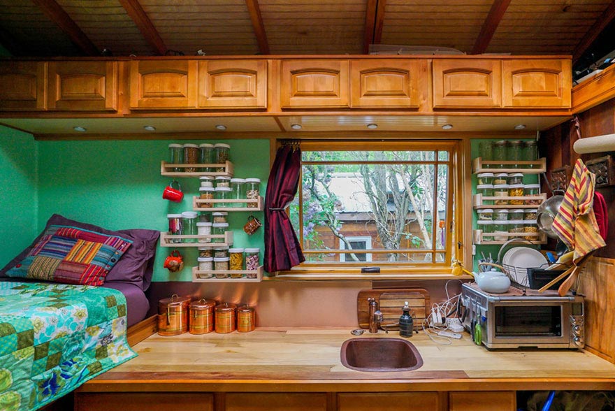 интерьер крошечных домов, внутри крошечных домов, крошечные дома и их владельцы, стильные маленькие дома
