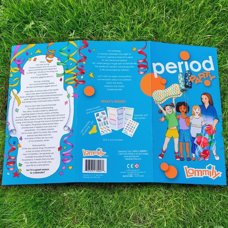 Барби с прокладками, Барби с месячными и прокладками, Николай Ламм, Nickolay Lamm, Lammily doll Period Party, кукла Lammily