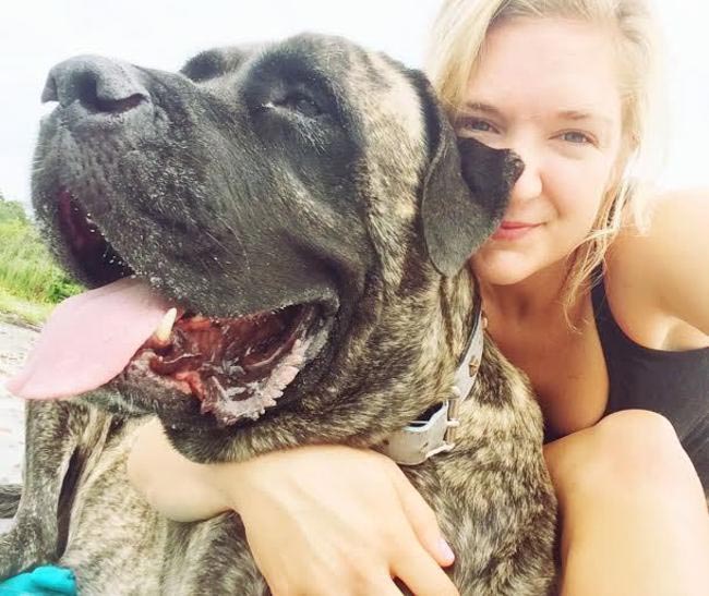 списко желаний умирающей собаки, хозяйка составила список желаний для умирающей собаки, мастиф Жизель, рак кости у собаки