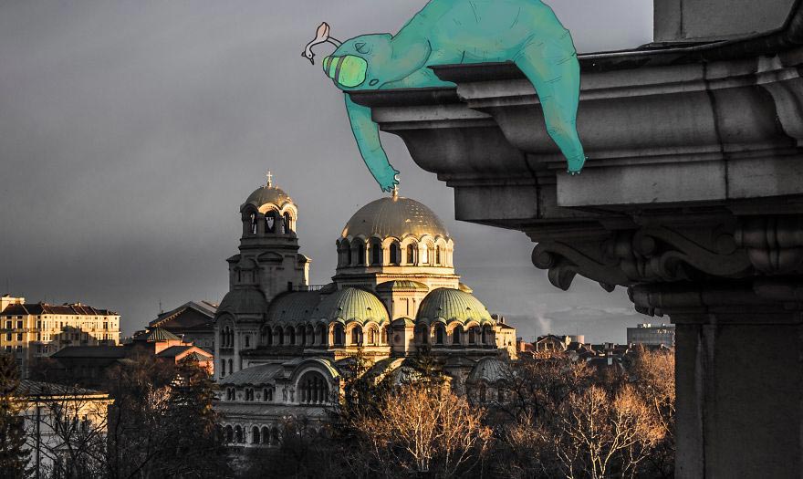Sofia Monsters, нарисованные монстры, Atanas Kutsev