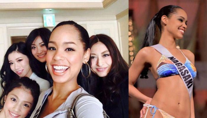Ариана Миямото, победительница мисс Япония 2015, победительница Miss Universe Japan 2015, афро-азиатка, недостаточно японка