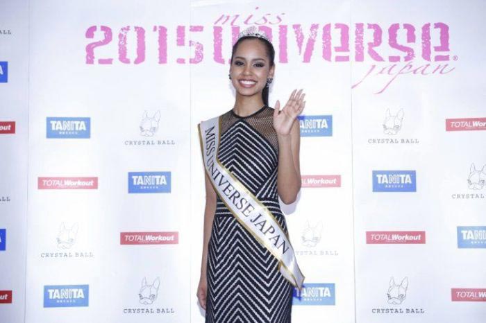 Ариана Миямото, победительница мисс Япония 2015, победительница Miss Universe Japan 2015, афро-азиатка, недостаточно японка