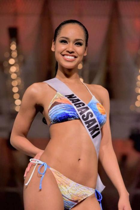 Ариана Миямото, победительница мисс Япония 2015, победительница Miss Universe Japan 2015, афро-азиатка, недостаточно японка