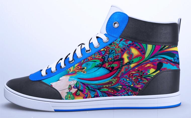 ShiftWear, кроссовки ShiftWear, менять цвет кроссовок при помощи приложения, дизайн кроссовок при помощи приложения