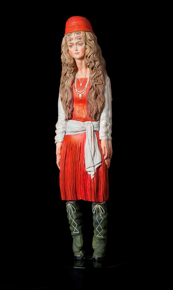 Ёшитоши Канемаки, Yoshitoshi Kanemaki, скульптуры из дерева