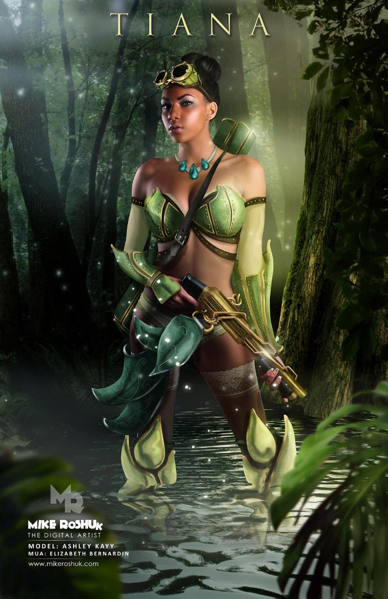 Диснеевские принцессы в образе сексуальных воительниц Диснеевские принцессы в образе сексуальных воительниц, Майк Кухсор, Mike Kuhsor