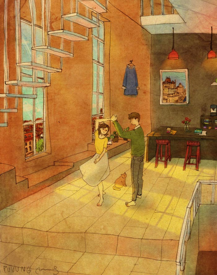 Puuung art, Puuung художник, любовь в мелочах