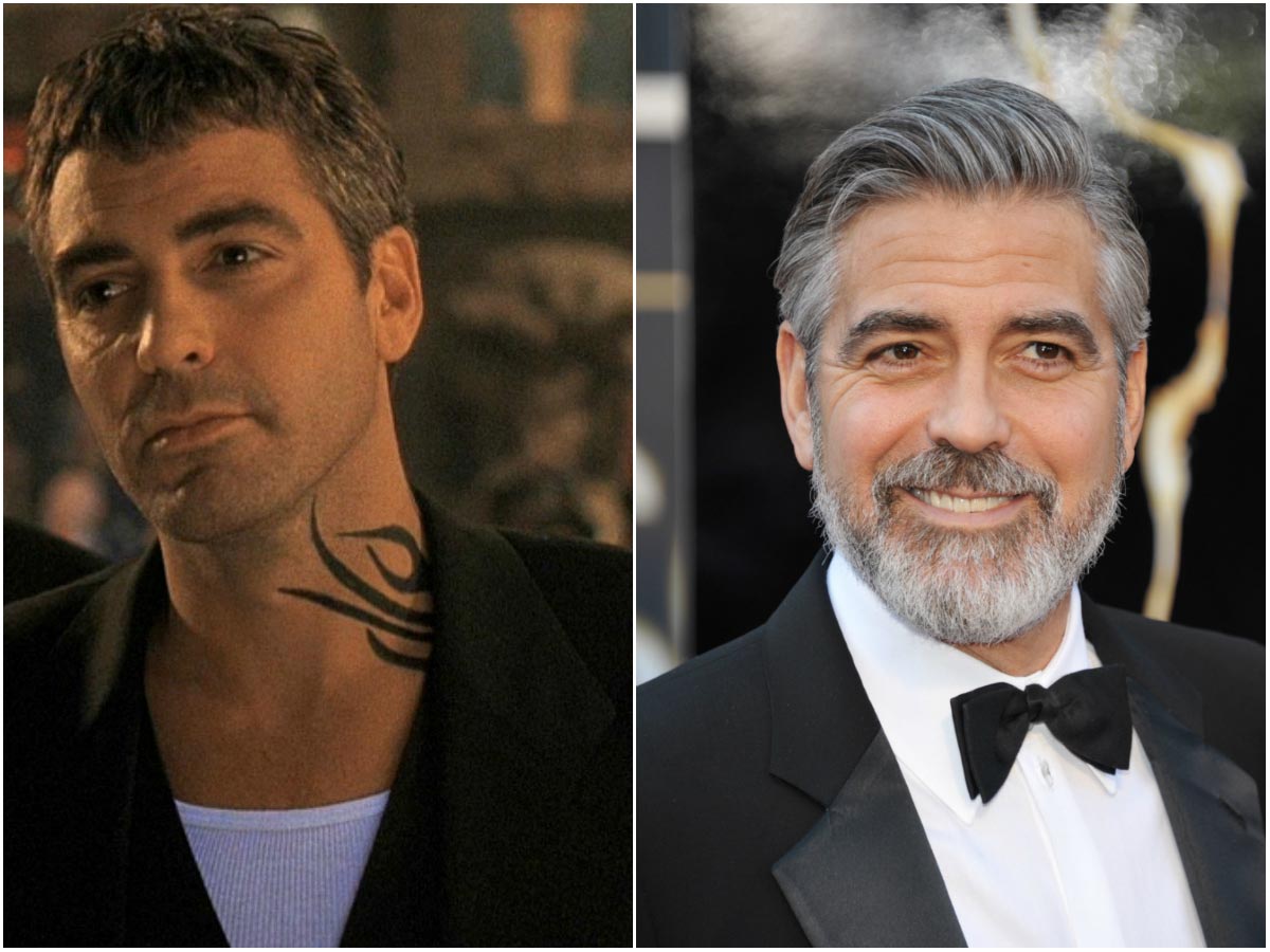 Джордж Клуни тату