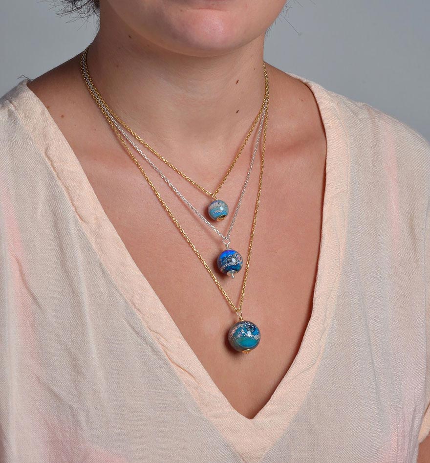  мемориальные бусы из пепла умерших,  Мэри Ку, Merry Coor