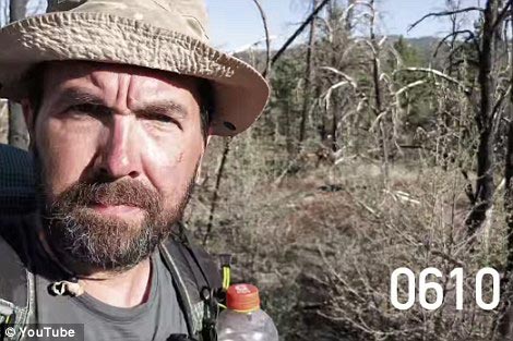 Энди Дэвидхэйзи, Andy Davidhazy, как менялось лицо путешественника, лицо путешественника во время путешествия, делал селфи через каждую милю