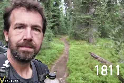 Энди Дэвидхэйзи, Andy Davidhazy, как менялось лицо путешественника, лицо путешественника во время путешествия, делал селфи через каждую милю