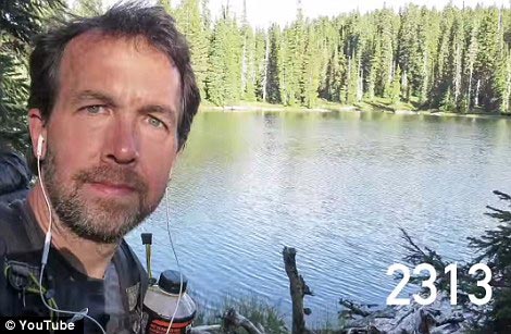 Энди Дэвидхэйзи, Andy Davidhazy, как менялось лицо путешественника, лицо путешественника во время путешествия, делал селфи через каждую милю