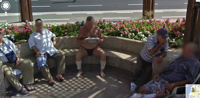 смешные сцены просмотр улиц, смешные сцены Google Street, смешные фото Google Street