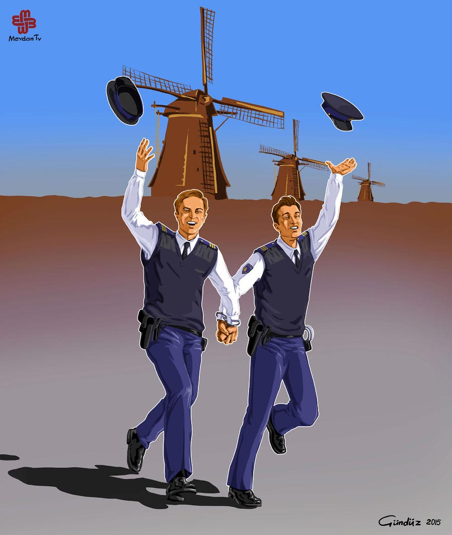 полицейские из разных стран, Гюндуз Агаев, особенности работы полицейских разных стран