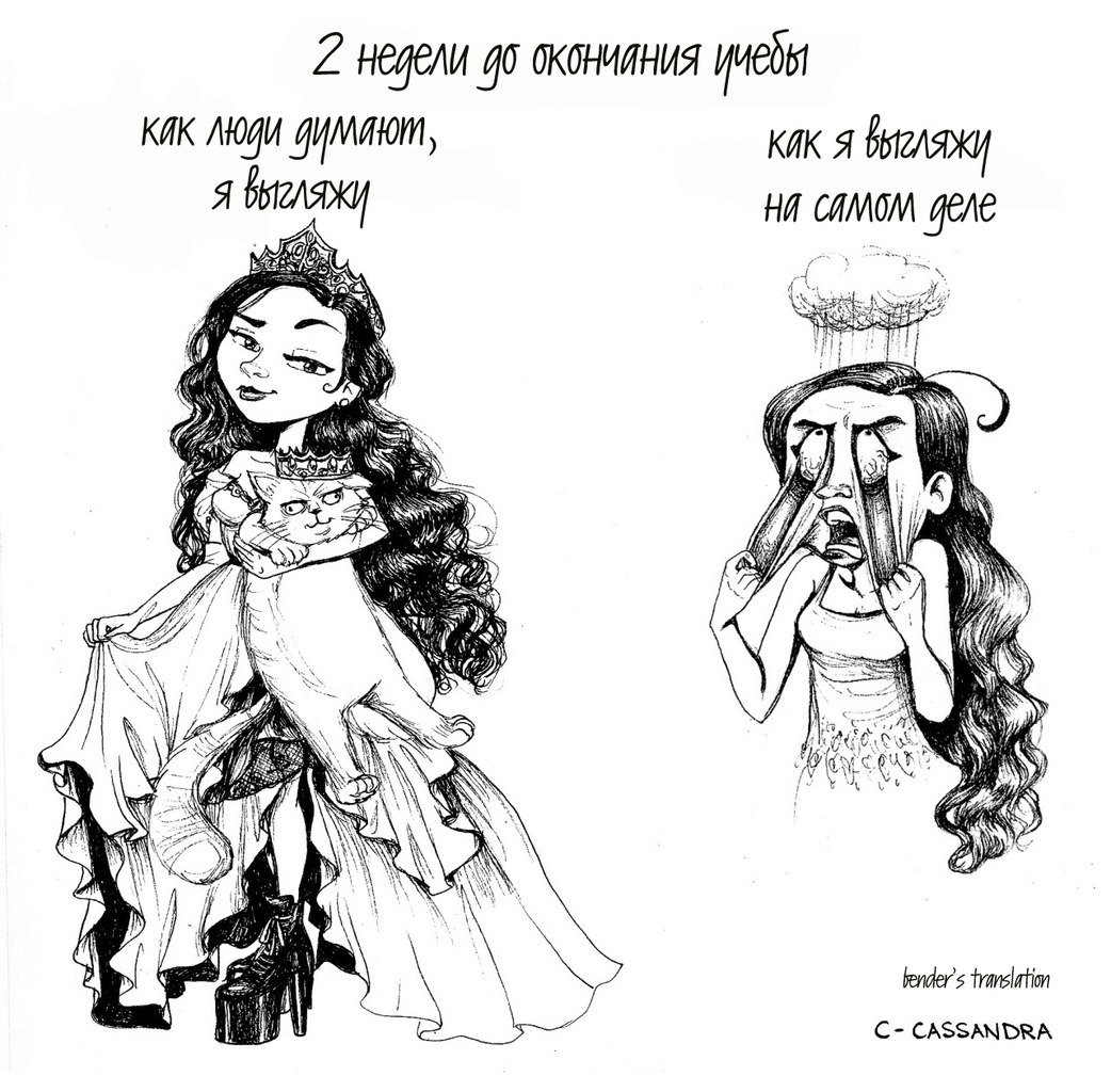 повседневные женские проблемы в комиксах, Кассандра Калин, Cassandra Calin