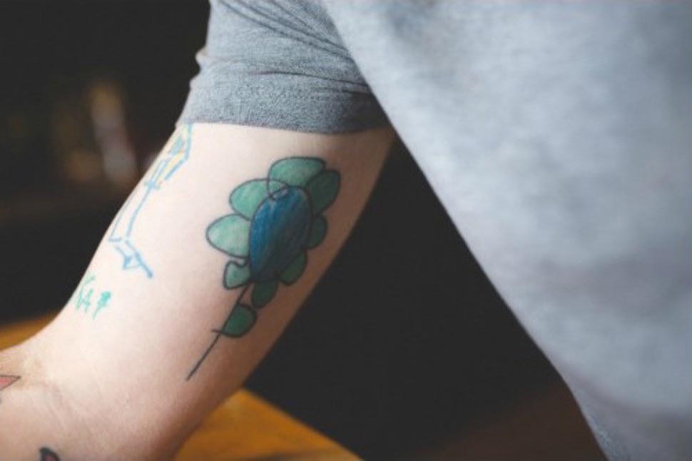 тату каракули сына, татуировки на руке рисунки сына тату, набил рисунки сына на руке, рисунки сына как татуировка