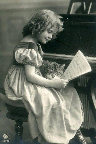 винтажные коты, коты ретро, коты викторианской эпохи