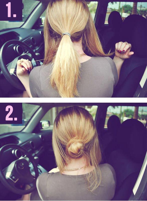 причёска за 5 минут, простые причёски, женские причёски, причёски на длинные волосы