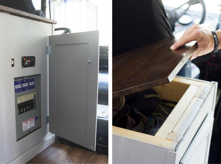 школьный автобус в дом на колесах, превратили автобус в дом на колесах, преобразование автобуса в дом на колесах