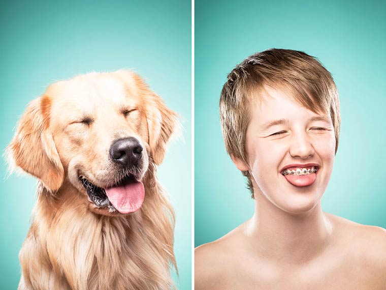 Как собаки: когда фотограф просит людей позировать как их собаки The Dog People? люди и их собаки, люди позируют как собаки, Инес Опифанти, Ines Opifanti, люди похожие на своих собак