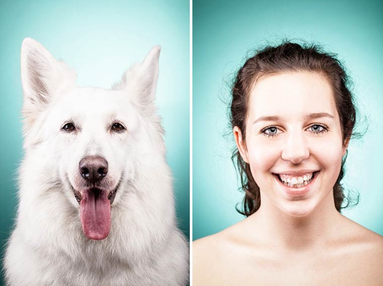 Как собаки: когда фотограф просит людей позировать как их собаки The Dog People? люди и их собаки, люди позируют как собаки, Инес Опифанти, Ines Opifanti, люди похожие на своих собак