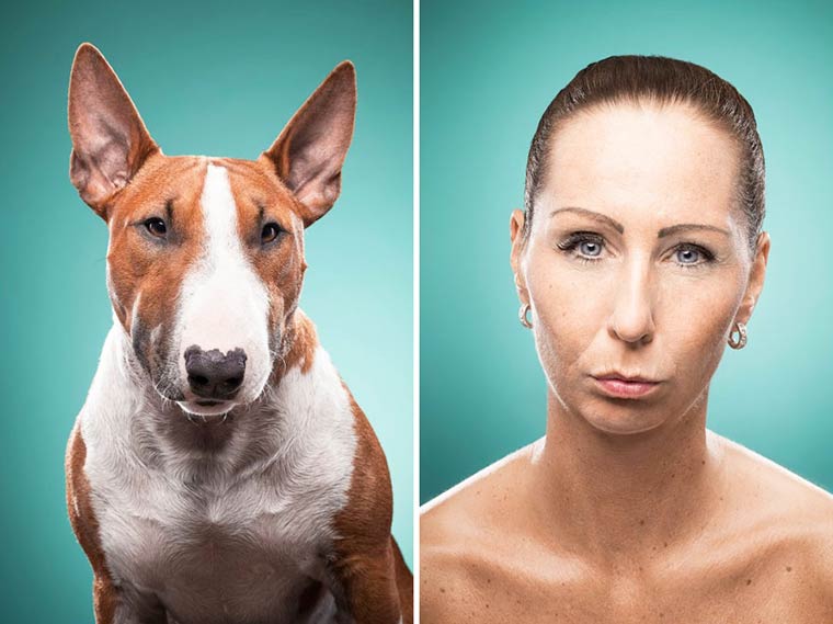 Как собаки: когда фотограф просит людей позировать как их собаки The Dog People? люди и их собаки, люди позируют как собаки, Инес Опифанти, Ines Opifanti, люди похожие на своих собак