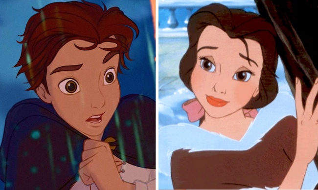 как бы выглядели диснеевские принцессы если бы были принцами, смена пола диснеевских принцесс