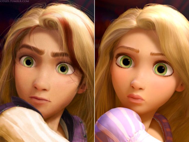 как бы выглядели диснеевские принцессы если бы были принцами, смена пола диснеевских принцесс