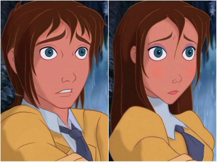 как бы выглядели диснеевские принцессы если бы были принцами, смена пола диснеевских принцесс