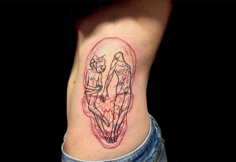 Татуировки, совмещающие женскую красоту с животной сущностью Пабло Пуентес, Pablo Puentes, женская красота животная сущность, девушки и дикие животные