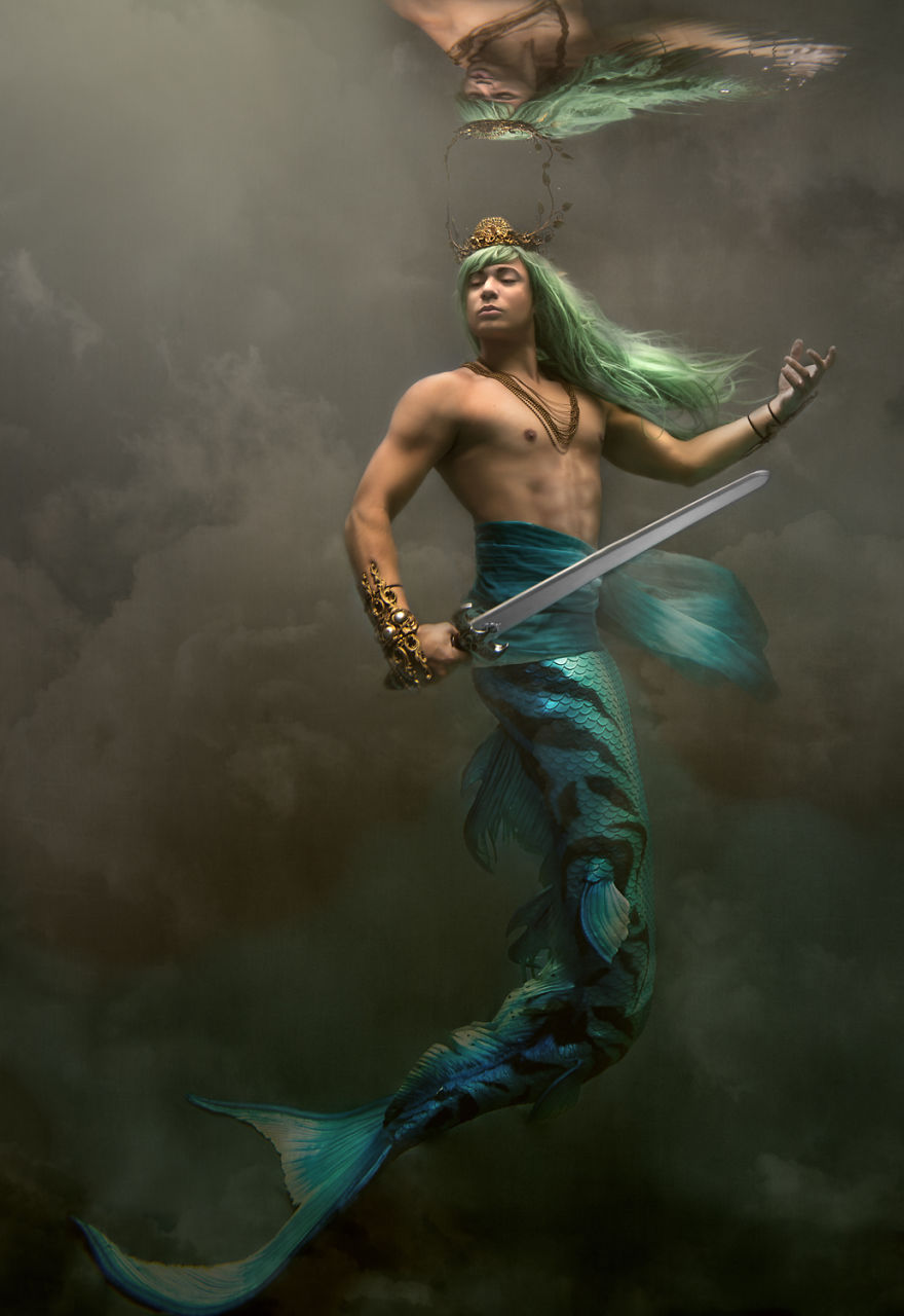 Фантастические подводные снимки, которые помогли фотографу справиться с депрессией Фантастические подводные снимки, драматичные эффектные подводные портреты,