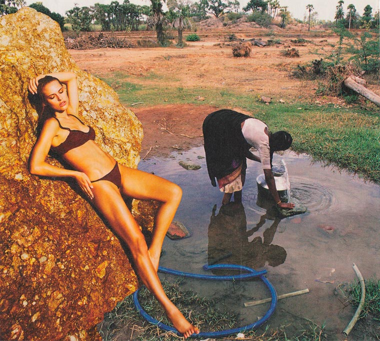 Роскошь и нищета, сатирические коллажи, Джо Уэбб, Joe Webb