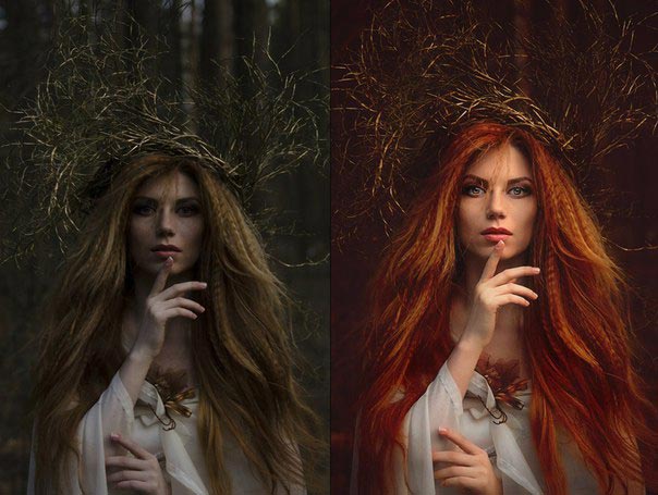 до и после фотошопа, красивый фотошоп