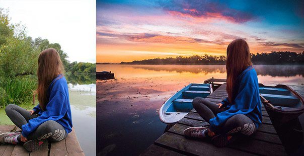 до и после фотошопа, красивый фотошоп
