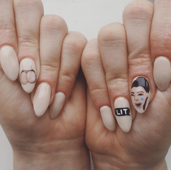 маникюр со знаменитостями, нелепый нейл-арт