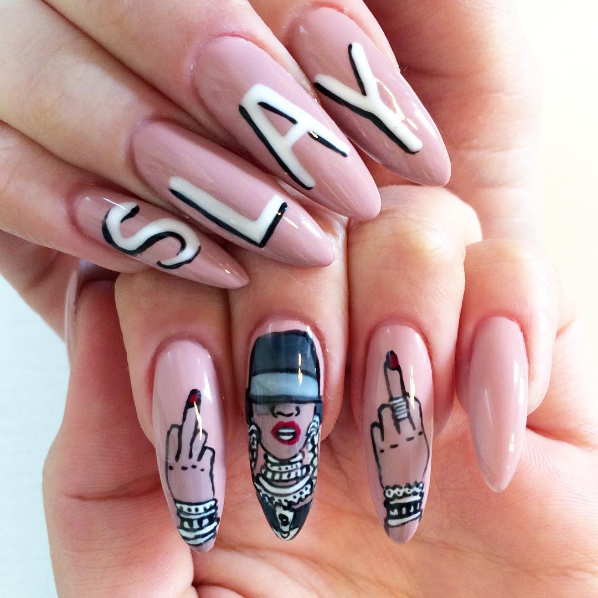 маникюр со знаменитостями, нелепый нейл-арт