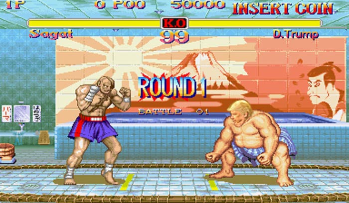 Трамп и его второй подбородок, Трамп фотожабы, двойной подбородок Трампа