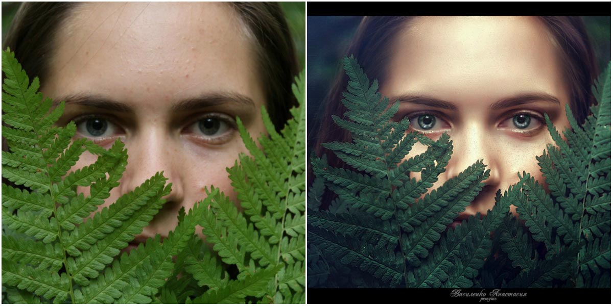 до и после фотошопа, красивый фотошоп