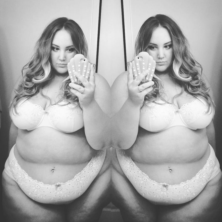 Кортни Мина, Courtney Mina, блоггер размера плюс, толстая женщина