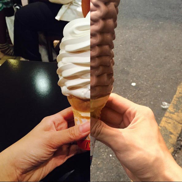 Half & Half, Ли Сок,Li Seok, Данби Шин, Danbi Shin, объединяют свои фотографии