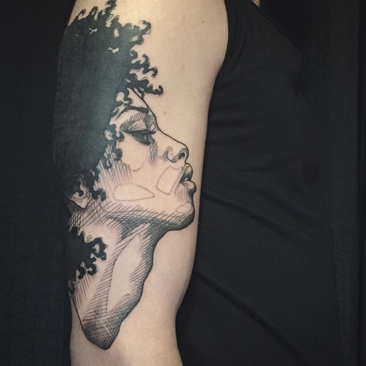 тату в виде эскизов, татуировщик Луазо, L’oiseau tattoo