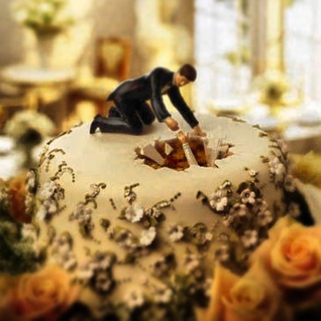 необычные свадебные торты, оригинальные свадебные торты