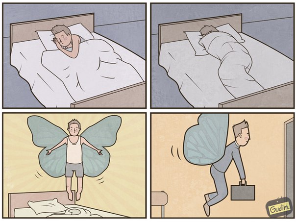 19 жизненных и саркастичных иллюстраций от российского художника жизненные иллюстрации, Антон Гудим, Gudim