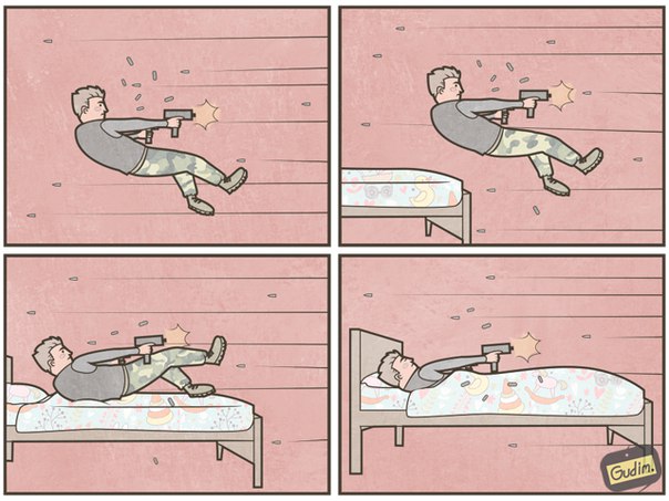 19 жизненных и саркастичных иллюстраций от российского художника жизненные иллюстрации, Антон Гудим, Gudim