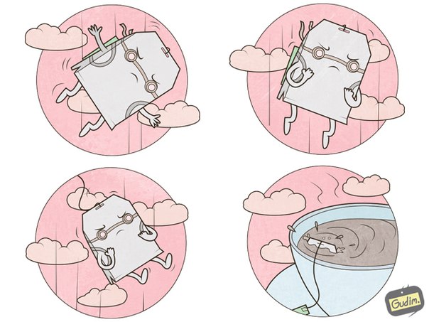 19 жизненных и саркастичных иллюстраций от российского художника жизненные иллюстрации, Антон Гудим, Gudim