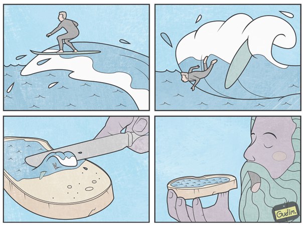 19 жизненных и саркастичных иллюстраций от российского художника жизненные иллюстрации, Антон Гудим, Gudim