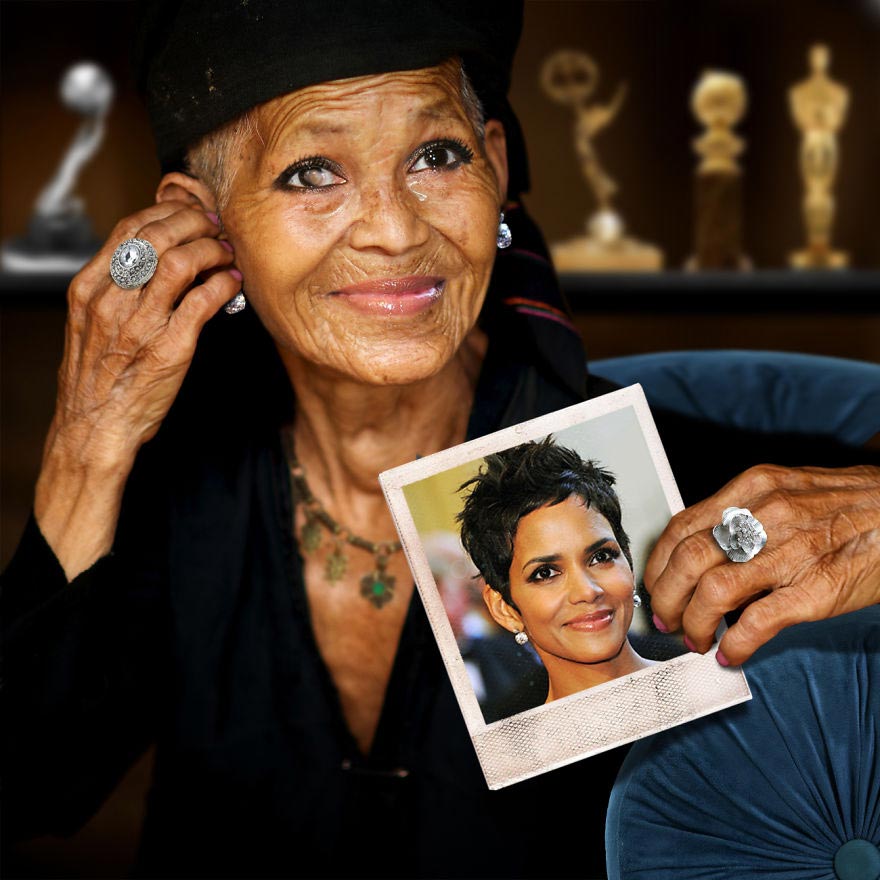  как знаменитости будут выглядеть в старости, голливудские знаменитости в старости фотошоп